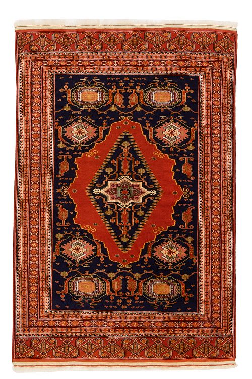 HANDMADE CARPET PERSIAN TORKAMAN 2,05X1,34