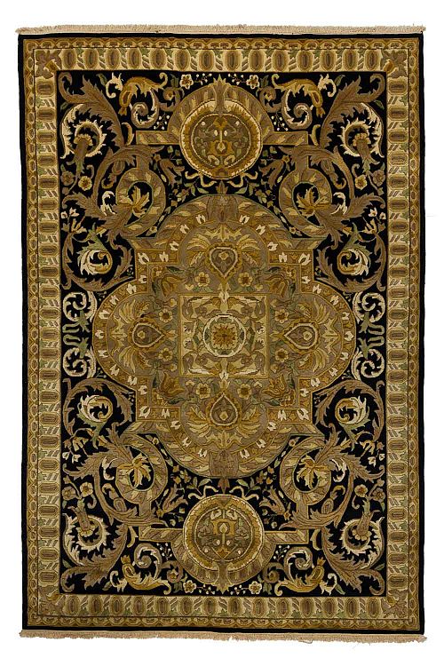 HANDMADE INDIAN OUBLE-KNOT CARPET 2,73X1,82