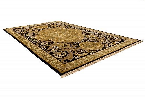 HANDMADE INDIAN OUBLE-KNOT CARPET 2,73X1,82