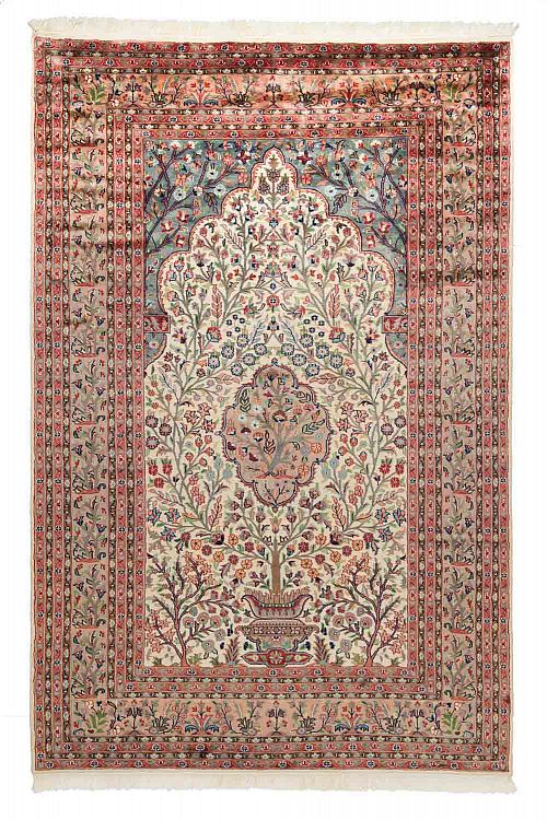 ΧΕΙΡΟΠΟΙΗΤO ΧΑΛΙ ΣΧΕΔΙΟ FARAHAN ΜΑΛΛΙ-ΜΕΤΑΞΙ 2,83X1,85