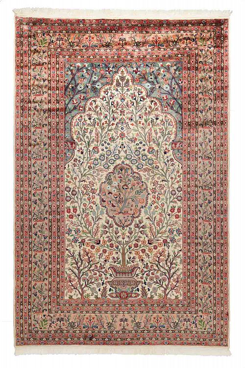 HANDMADE CARPET FARAHAN WOOL-SILK 2,83X1,85