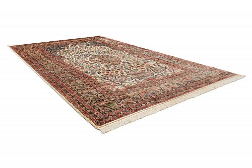 ΧΕΙΡΟΠΟΙΗΤO ΧΑΛΙ ΣΧΕΔΙΟ FARAHAN ΜΑΛΛΙ-ΜΕΤΑΞΙ 2,83X1,85