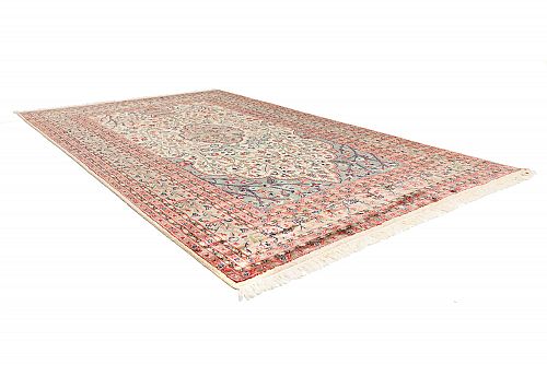 HANDMADE CARPET FARAHAN WOOL-SILK 2,83X1,85