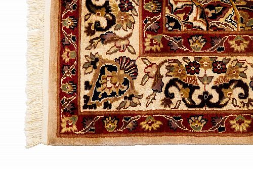 HANDMADE CARPET FARAHAN WOOL-SILK 3,81X2,83