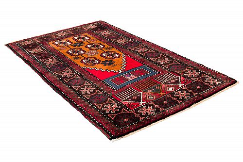 HANDMADE CARPET PERSIAN BALOCH 1,22X0,75