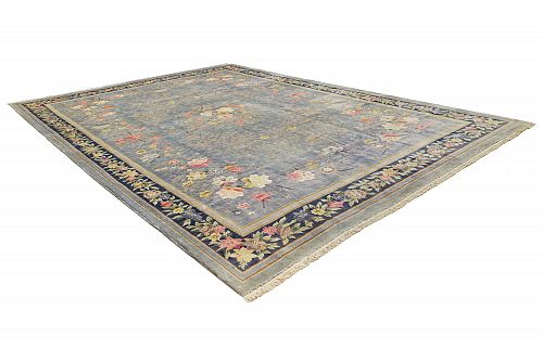 HANDMADE CHINESE SILK ANTIQUE CARPET 3,35X2,51