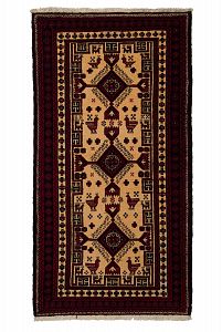 HANDMADE CARPET BALOCH 1,90X0,98 handmade carpet