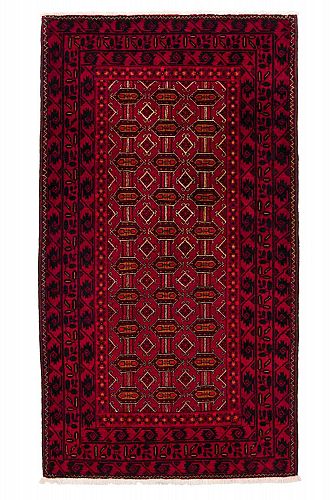 HANDMADE CARPET PERSIAN BALOCH 1,98X1,10 handmade carpet