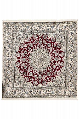 HANDMADE CARPET PERSIAN NAIN 2,04X1,97 WOOL-SILK handmade carpet