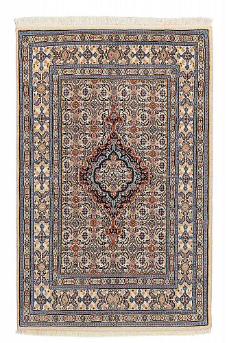 HANDMADE CARPET PERSIAN MOUD 1,19X0,75 WOOL-SILK handmade carpet