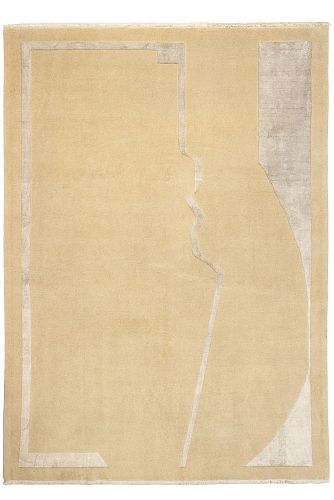 PERSIAN MODERN BAMBOU SILK CARPET 2,99X2,14 handmade carpet