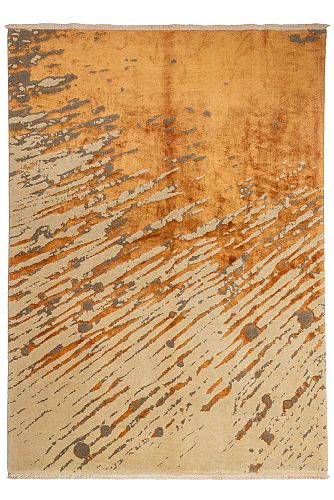 PERSIAN MODERN BAMBOU SILK CARPET 2,39X1,70 handmade carpet