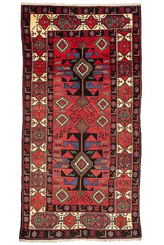 HANDMADE PERSIAN GHOUCHAN CARPET 3,08Χ1,58 handmade carpet