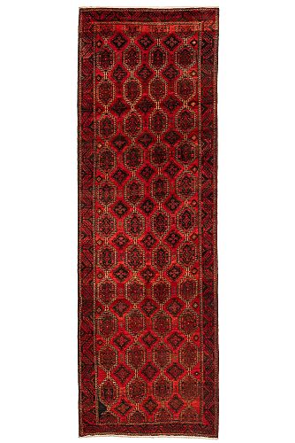 HANDMADE PERSIAN CHOUCHAN ANTIQUE CARPET 4,57X1,49 handmade carpet