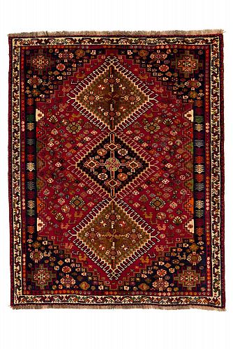 HANDMADE CARPET SHIRAZ 1,53X1,21 SPECIAL handmade carpet