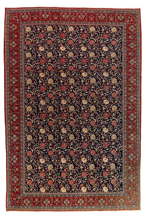 ΧΕΙΡΟΠΟΙΗΤΟ ΧΑΛΙ GOM (KOLK) ΠΕΡΣΙΚΟ ANTIKA 3,54X2,34