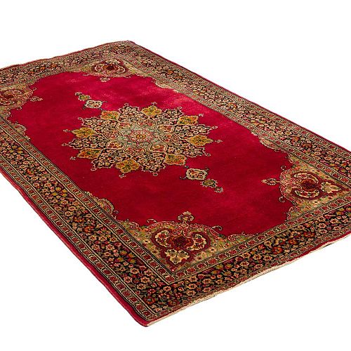HANDMADE PERSIAN KERMAN ANTIQUE CARPET 1,56X0,92