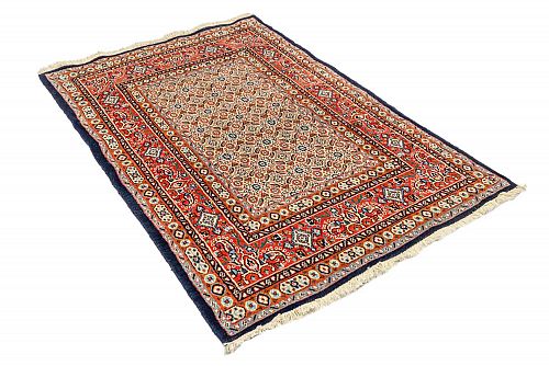 HANDMADE PERSIAN MOUD CARPET 1,45X0,98